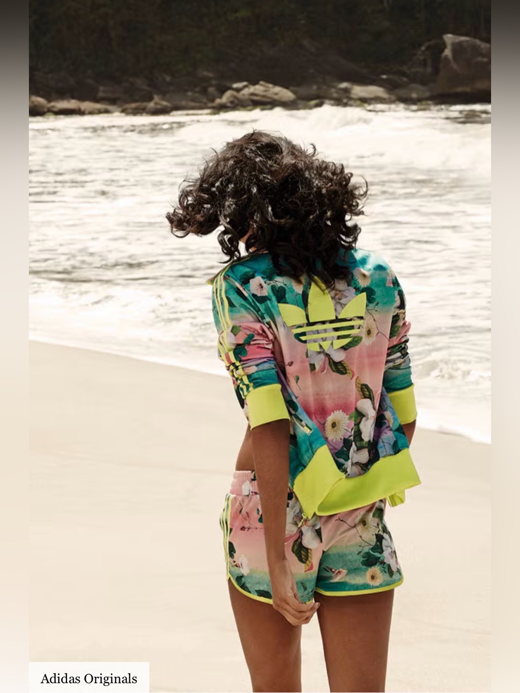 Adidas Originals X Farmrio Jacket Floralina Model In Limited Edition Size 34